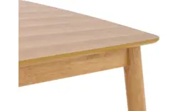 Goossens basic eettafel boaz blank eiken - 8233345-{merk}-boaz-eettafel-eiken-blank-01